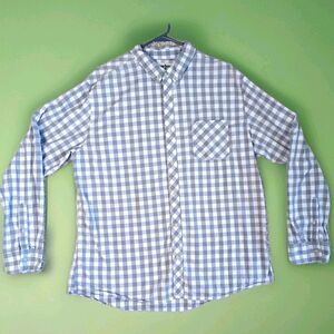 Vtg 90s Urban Pipeline Plaid Shirt Mens XXL Gray Skater Grunge Y2K